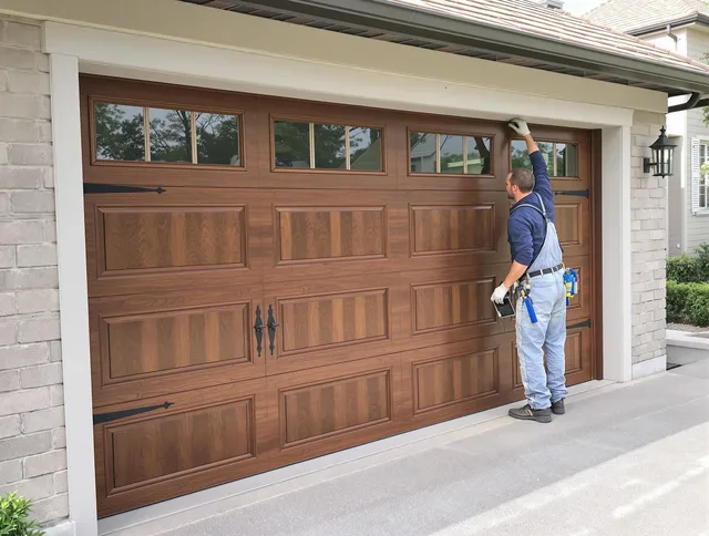 Custom garage door showcase by Monterey Park Garage Door Repair in Monterey Park