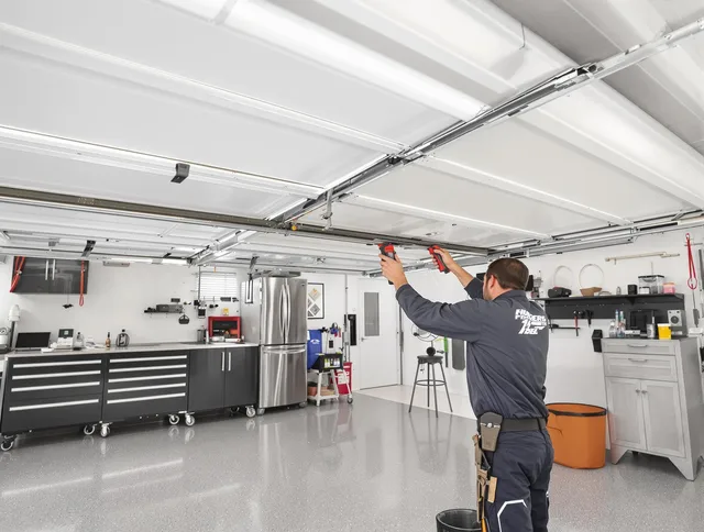 Overhead garage door repair service by Monterey Park Garage Door Repair in Monterey Park