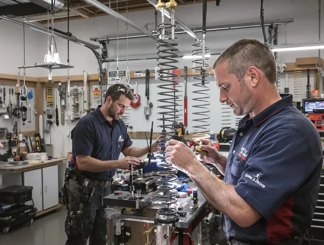 Garage door spring repair service by Monterey Park Garage Door Repair in Monterey Park
