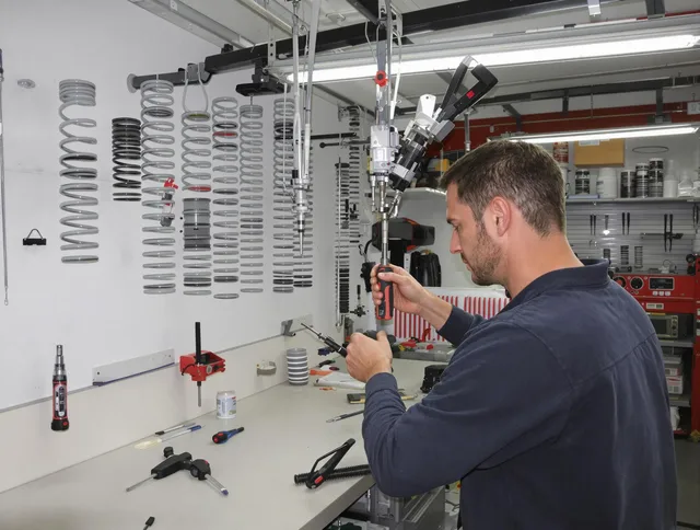 Monterey Park Garage Door Repair safety certified technician performing precision spring replacement in Monterey Park